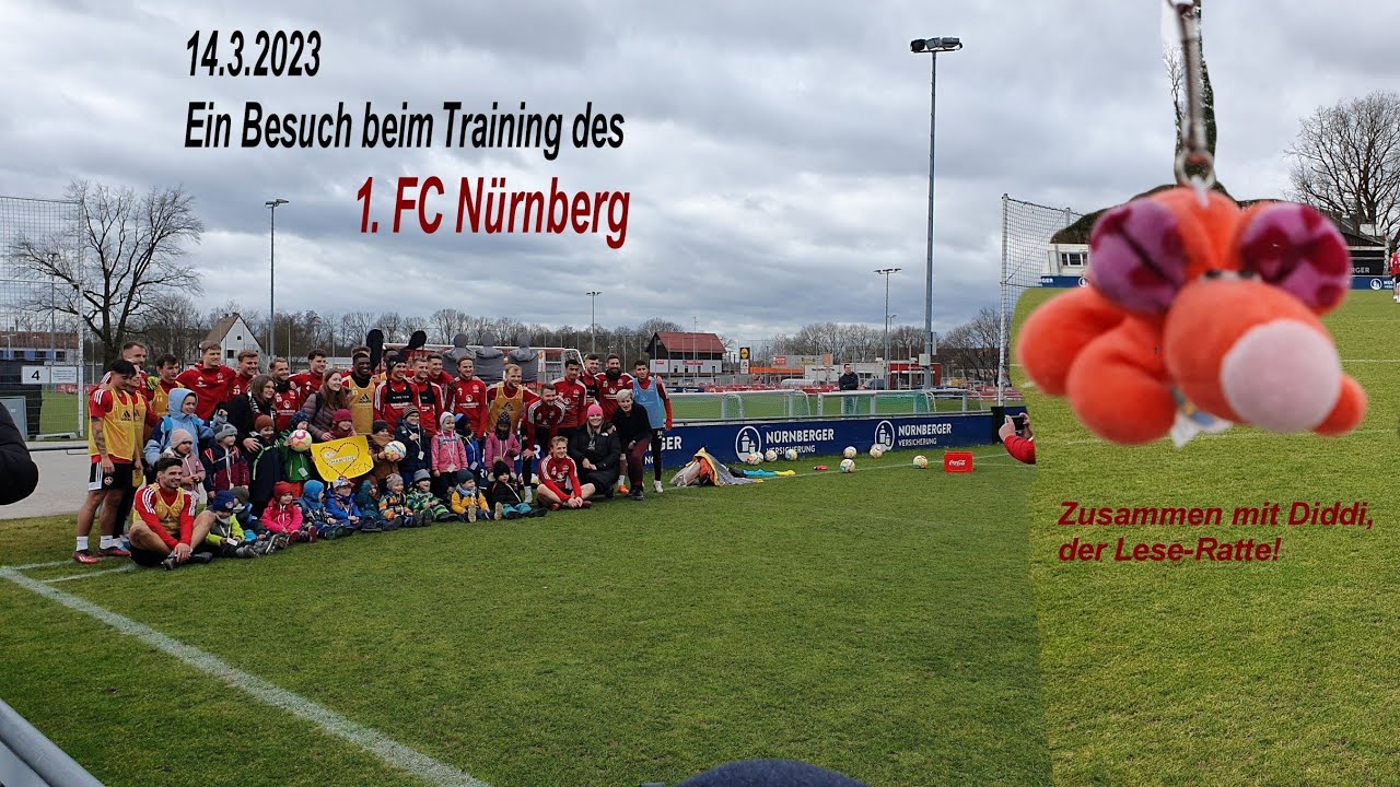 Ein Besuch beim Training der Profis des 1. FC Nürnberg am 14.3.2023