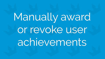GamiPress How To - Manually award or revoke user achievements