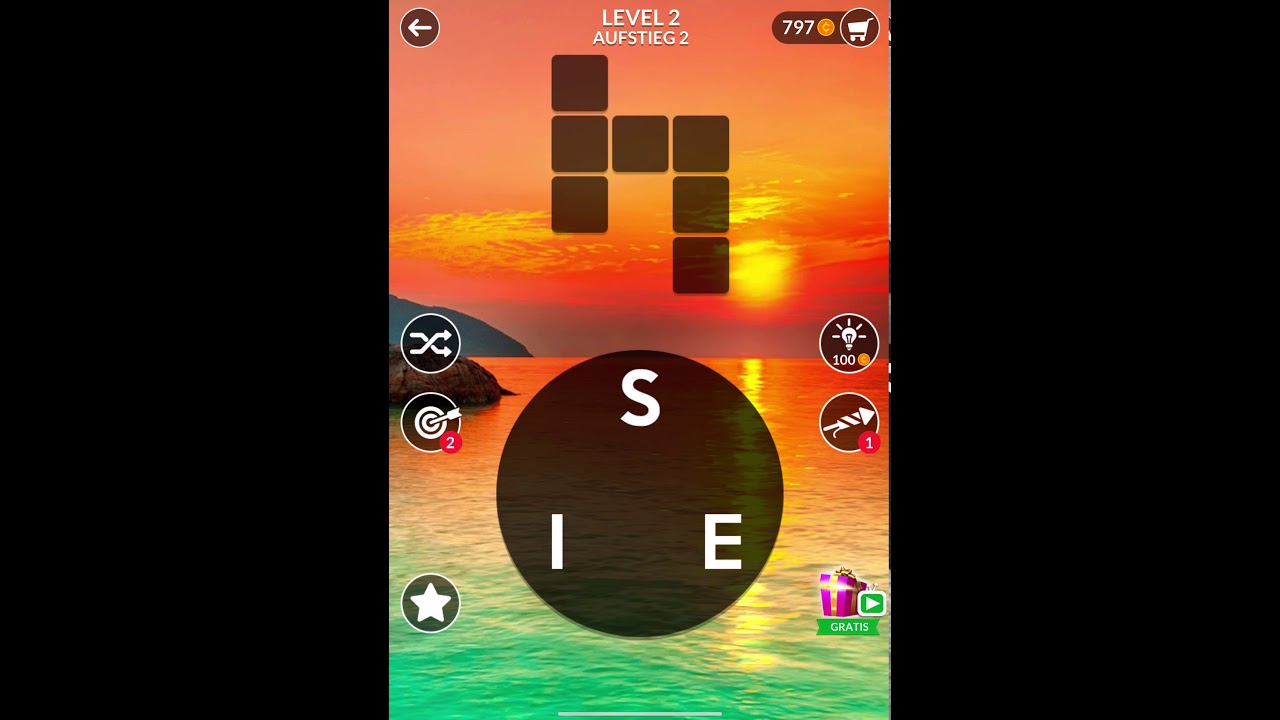 Wordscapes Lösungen Level 1-4 *deutsch*
