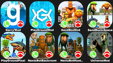 Nextbots In Playground Mod Tung Tung Tung Sahur,Gmod Garry