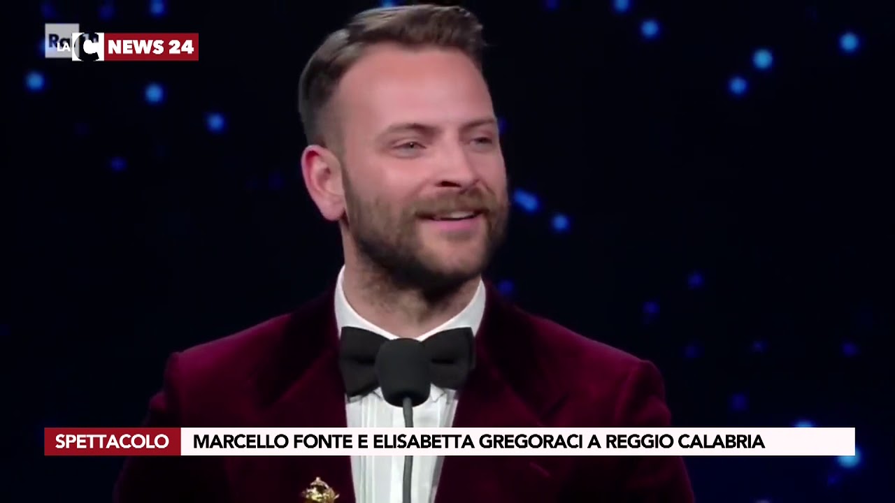 notizie del giorno Marcello Fonte e Elisabetta Gregoraci a Reggio Calabria