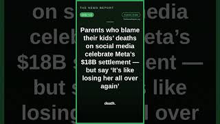 Parents Celebrate Meta's $18B Suicide Settlement #Shorts