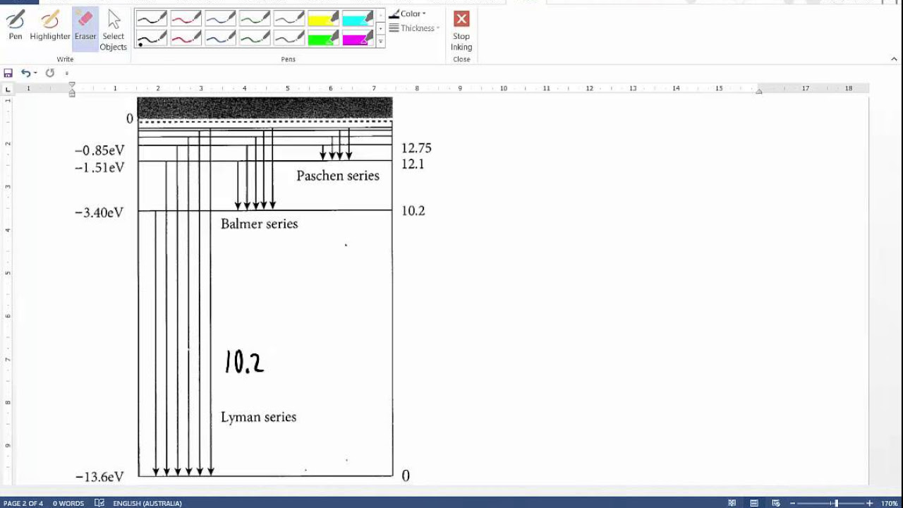 Lyman, Balmer and Passchen Series Video 3
