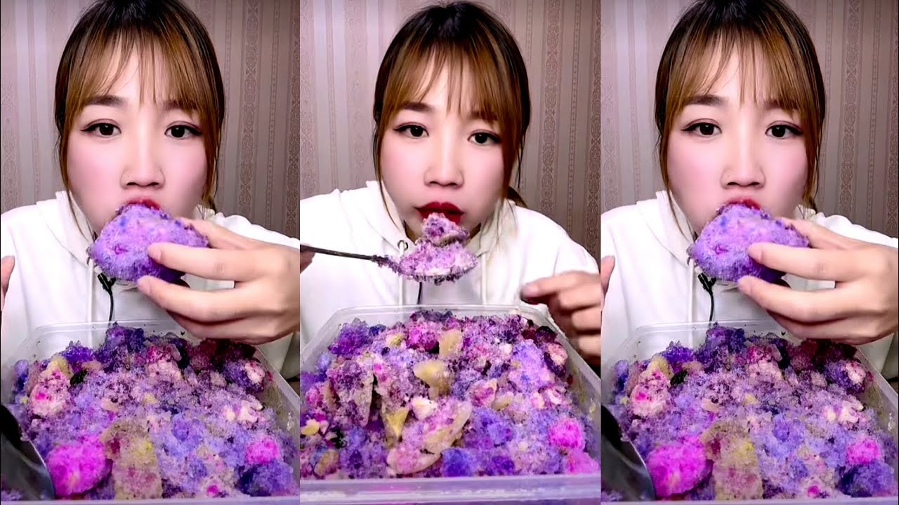 NEW / ASMR SHAVED ICE EATING QIAN