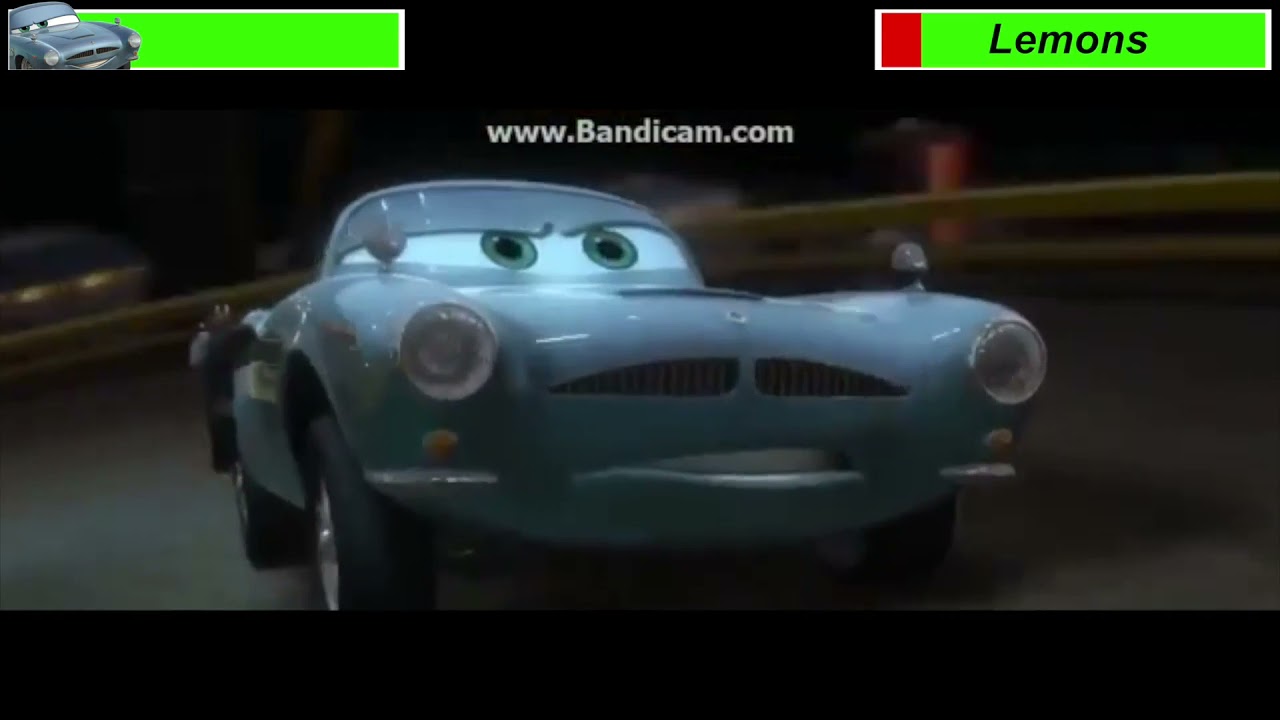 Cars 2 (2011) Oil Rig Chase with healthbars (Edited By @GabrielD2002)
