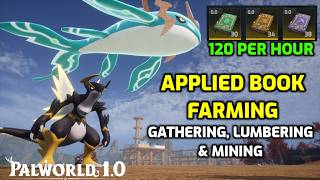 Palworld: Applied Technique Farming - Gathering, Lumbering & Mining! Blazamut Ryu Raid