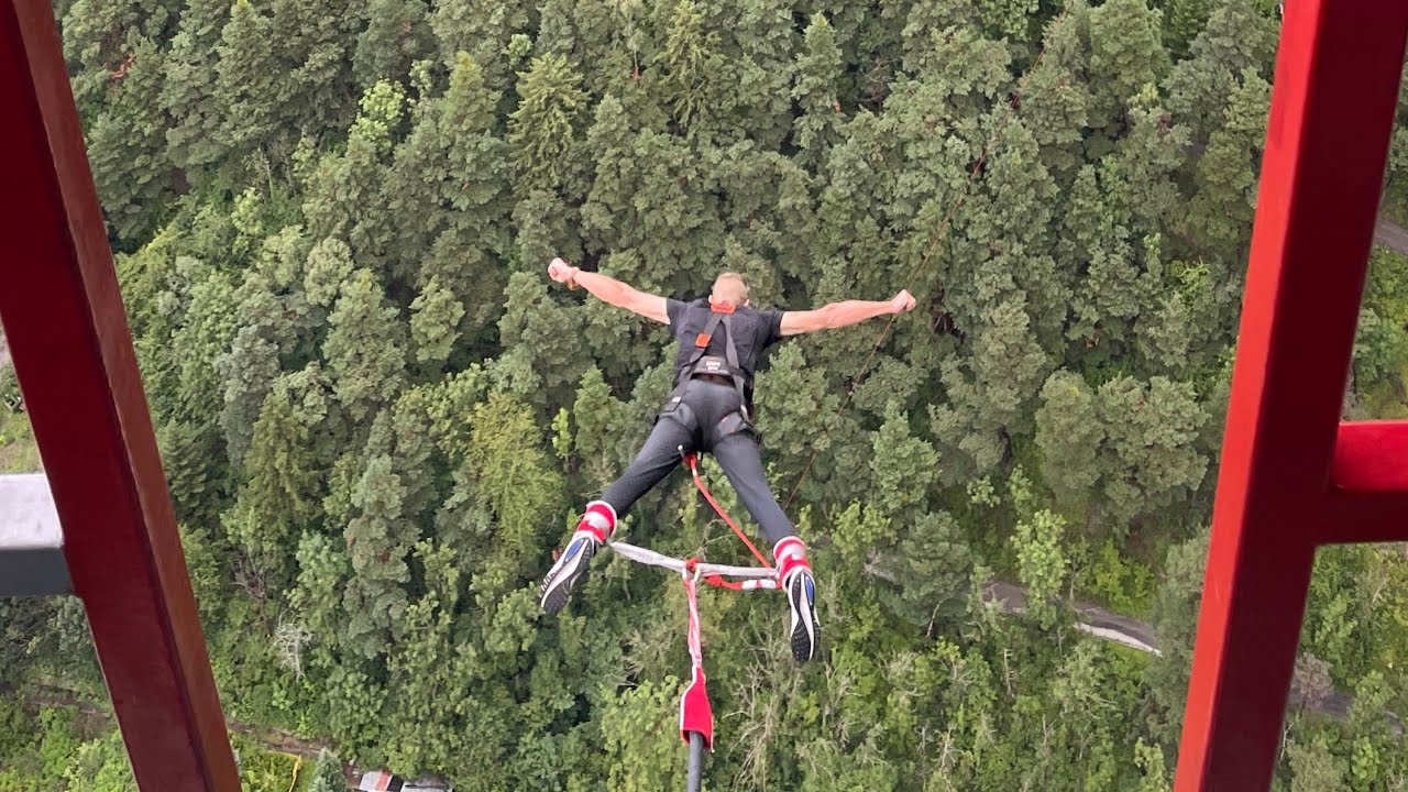 Bungee Jumping Europabrücke 192 m Austria Tirol 08/2021