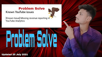 Missing Revenue reporting in YouTube Analytics Big Problem |Solved| 🦅