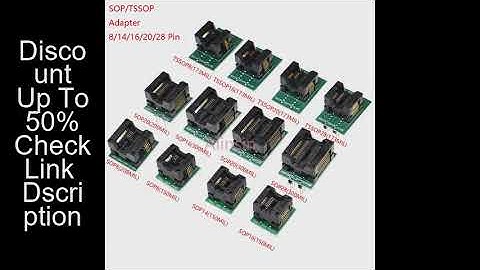 Sop8/Sop14/Sop16/Sop20/Sop28/44/Tssop8/Tssop16/Tssop20/Tssop28/TQFP32/LQFP44 To Dip Programmer Adapt
