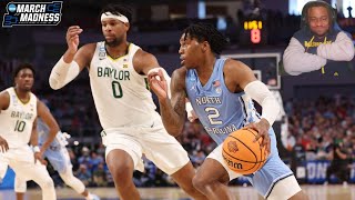 North Carolina vs. Baylor - Second Round NCAA tournament extended highlights! Reaction