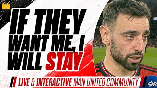 Bruno Pledge To Man Utd Fans, Ten Hag's Speech & Amad's DESERVED Praise | Martial & Varane Send Off