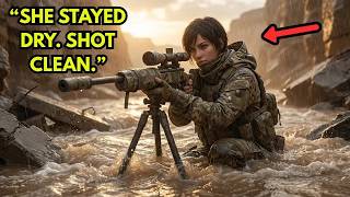 THE FLOOD SHOULD HAVE DROWNED HER — HER SNIPER STAYED DRY AND READY
