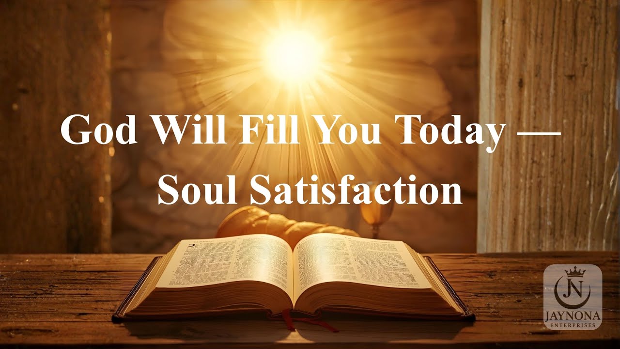 SAVA: God Will Fill You Today — Soul Satisfaction