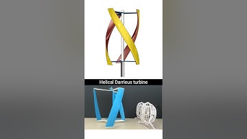 Helical Darrieus turbine #engineering #turbine #3ddesign #cad #shorts