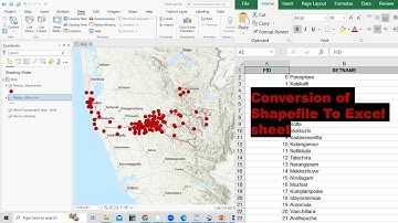 How to Convert Shapefile (Table) to Excel in ArcGIS Pro