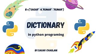 #7 Dictionary in python |Data types of python | python programming