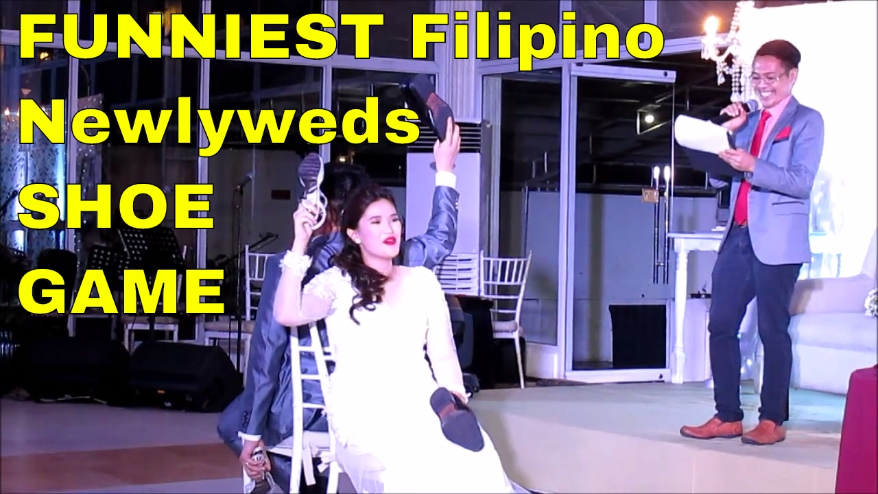 How To Host A Wedding Reception Emcee Funniest Filipino Newlyweds Shoe Game Youtube How To Host A Wedding Reception Emcee Funniest Filipino Newlyweds Shoe Game Youtube