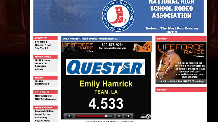 NHSRA - Nationals 2013 - Emily Hamrick