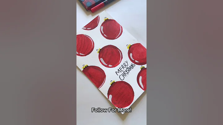 Simple Christmas Card Ideas #art #acrylicpainting