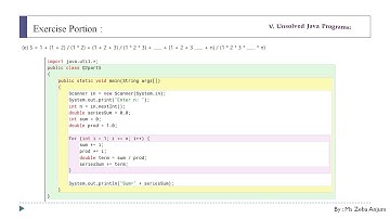 Class X : ICSE Computer (Lec 19) : Unit 8 exercise (part  4)