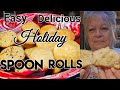 Quick, Easy, Delicious Yeast Spoon Rolls, for the Holiday Table!