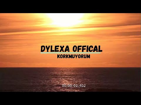 Dylexa - Korkmuyorum / 2020 (Lyrics Video)