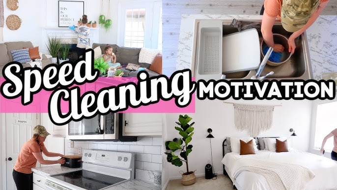 Speed Cleaning My House ⏱ Speed Clean with Me ⏱ Cleaning Motivation 