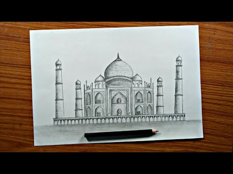 Indian Taj Mahal Mausoleum Original Pencil Drawing, Painting İndia, Mosque,  İndia Wall Art, Original Artwork, Taj Mahal Painting, İndia Tomb - Etsy  Sweden