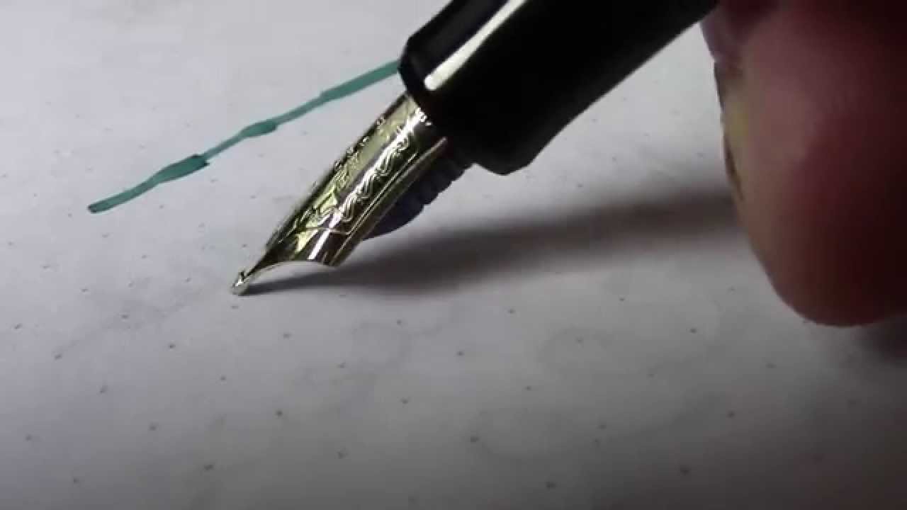 Pilot 74 Fountain Pen with Music Nib - YouTube