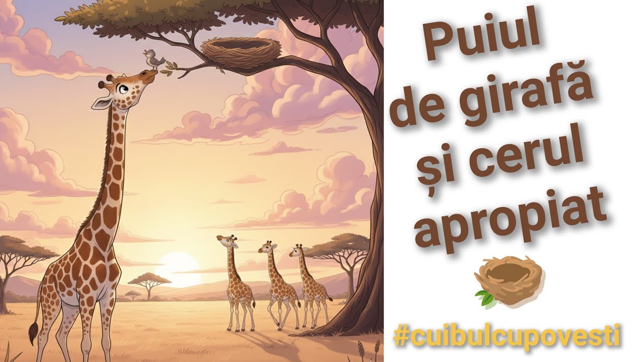 Puiul de girafă și cerul apropiat