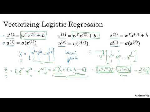 17. Vectorizing Logistic Regression