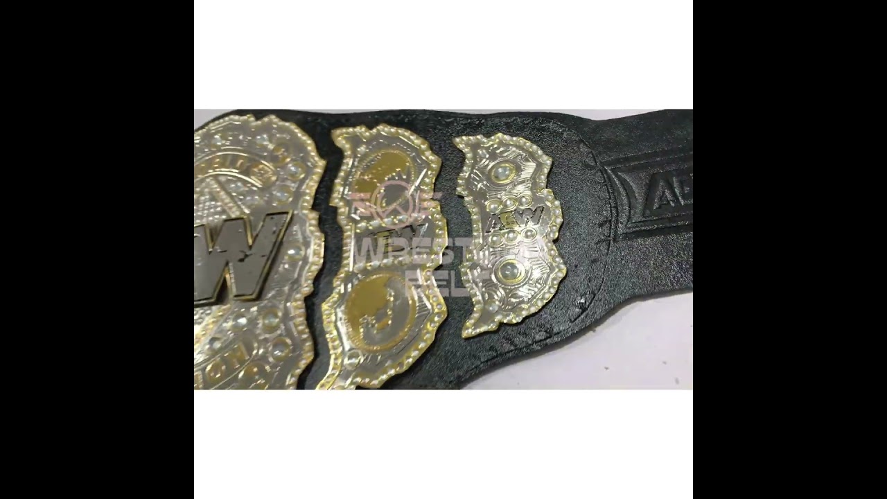 AEW World Championship Title Replica Adult Size brass Heavyweight Wrestling Belt  