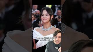 Selena Gomez wearing Bvlgari necklace at Cannes today #selenagomez #bvlgari #luxury #cannes