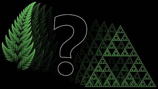 Barnsley Fern to Sierpiński Triangle animation