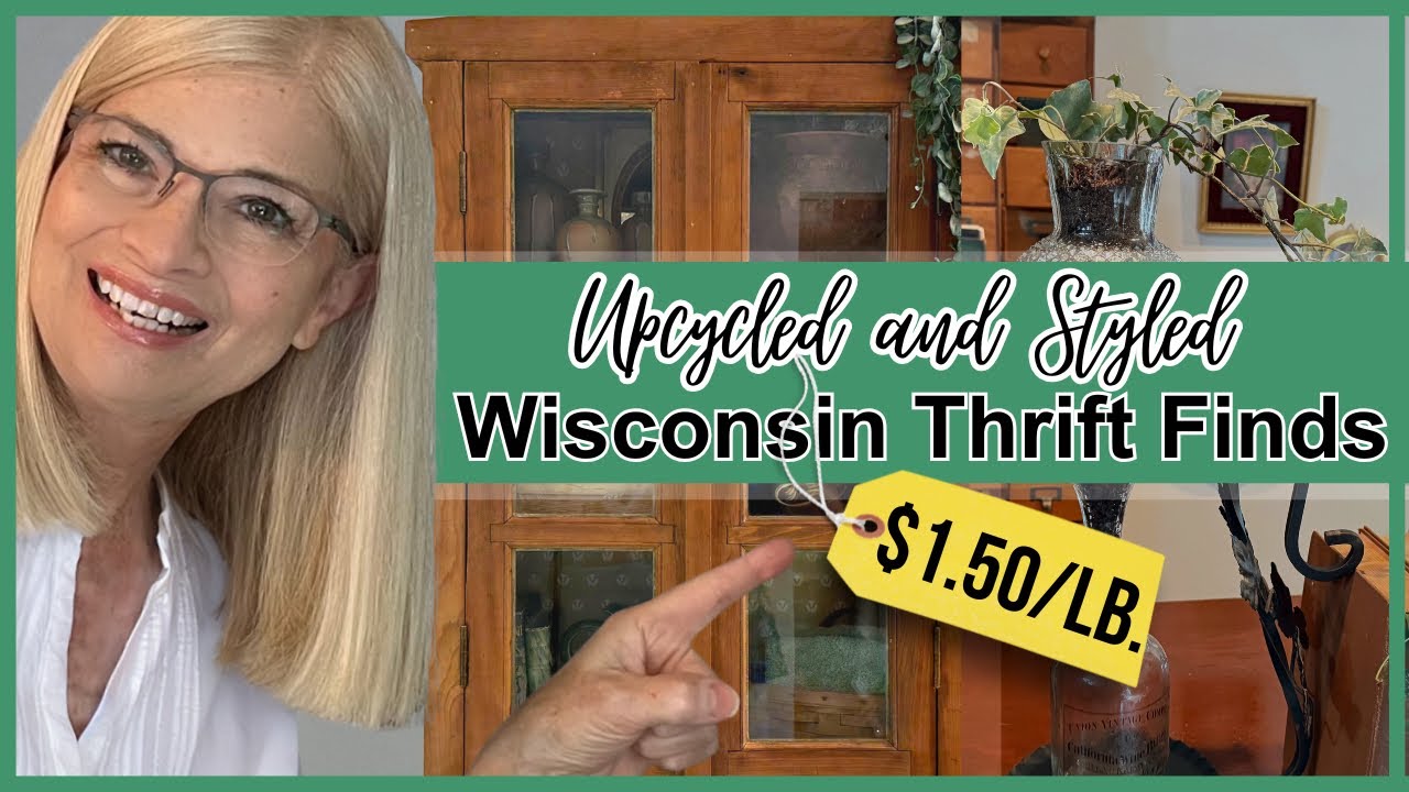 Upcycling & Styling My Wisconsin Thrift Haul into Cozy Home Decor