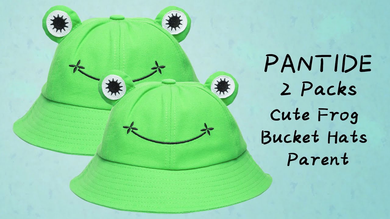 Cute Frog Bucket Hats-Child Hats