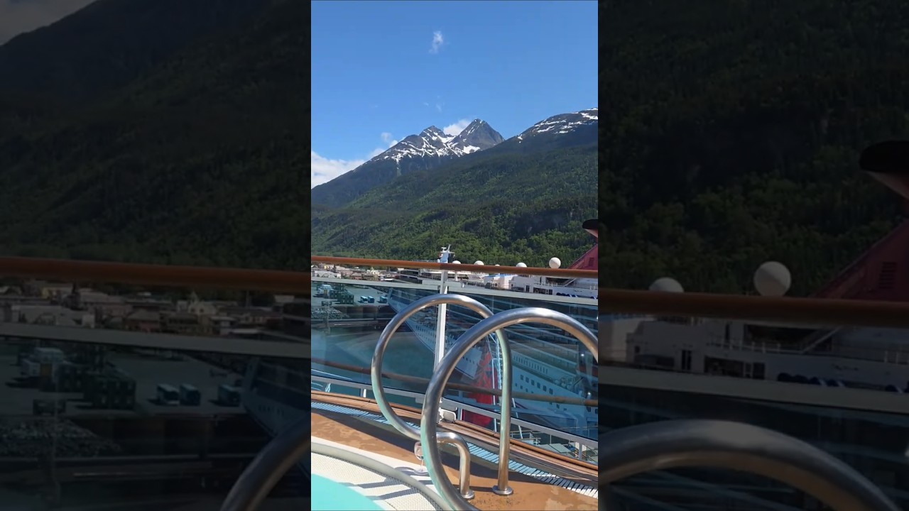 Relaxing Spa View from the Top Deck in Skagway! #Skagway #AlaskaCruise #short