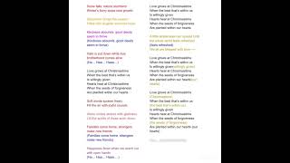 Love Grows at Christmastime by One Voice Children's Choir Lyrics