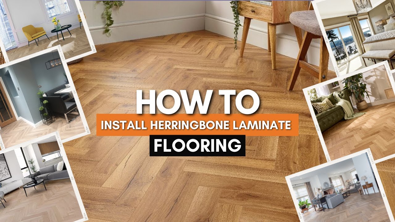 How to Install Herringbone Laminate Flooring - Sideways
