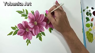 ¡Pinta Flores como un profesional en 30 minutos!/ Pintura Acrilica
