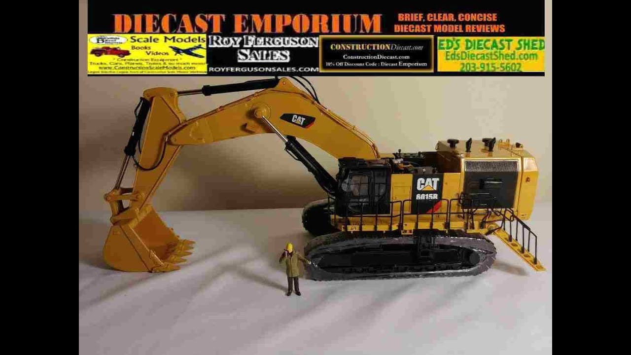 Classic Construction Models Ccm Caterpillar 6015b Excavator Youtube