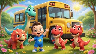 The Wheels on the Bus Go Round and Round 🚌 | 3D Nursery Rhymes by Cocomellon