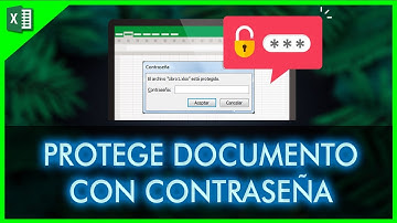 Cómo Poner CONTRASEÑA a un Archivo de EXCEL 🔐