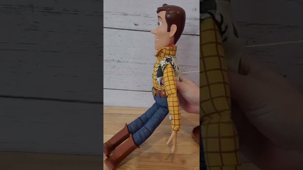 Toy Story WOODY Pull String Talking 15 Doll Disney Pixar With Hat  Works