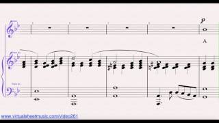 Video voorbeeld van "Giulio Caccini's Ave Maria (Excerpt) - Voice Sheet Music Video Score"