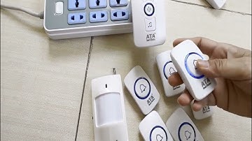 Chuông cửa không dây ATA AT-916 có thể kết nối đến 8 hoặc 10 nút nhấn