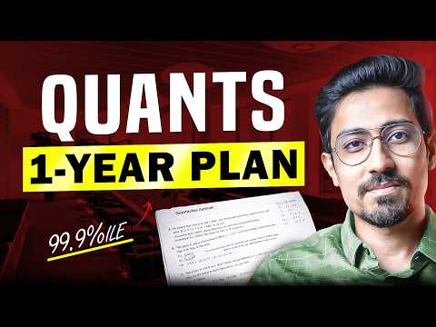 CAT 2026 Quant Section Strategy  | Full year Plan for beginners thumbnail