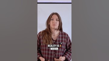 Reality is a Mirror 🪞 it will reflect your own energy back you - always #reality #mirror #universe