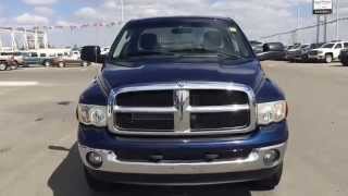 Blue 2004 Ram 1500 ST Pickup Truck at Scougall Motors in Fort Macleod, AB.