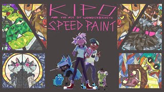 Kipo Speed Paint | Kipo and the Age of Wonderbeasts Fanart